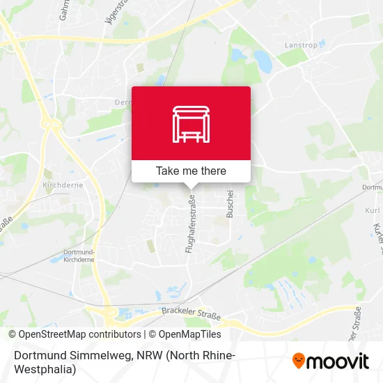 Dortmund Simmelweg map