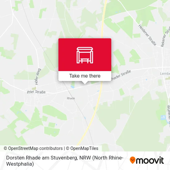 Карта Dorsten Rhade am Stuvenberg