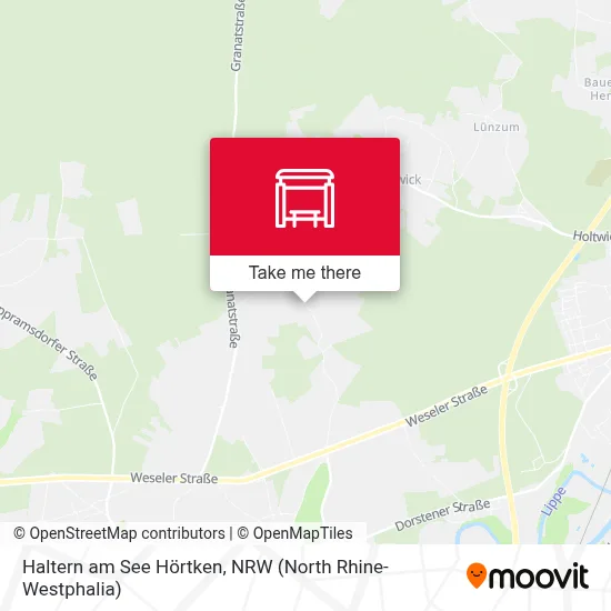 Haltern am See Hörtken map