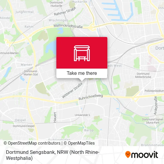 Dortmund Sengsbank map