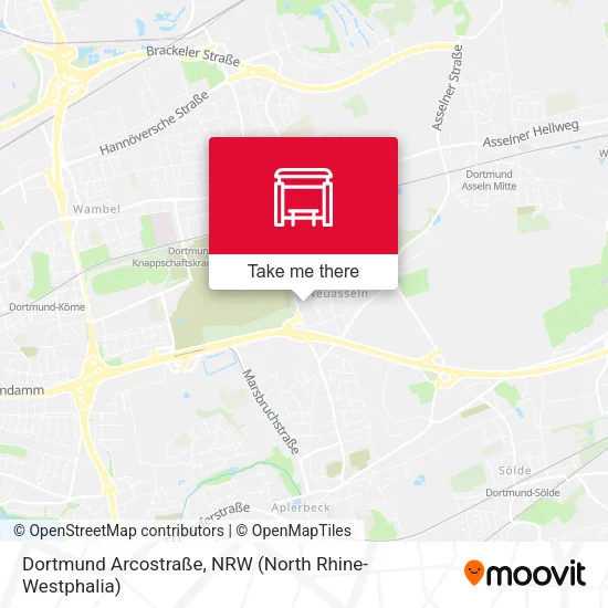 Карта Dortmund Arcostraße