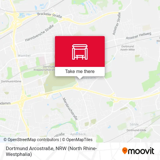 Карта Dortmund Arcostraße