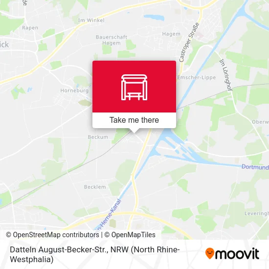 Карта Datteln August-Becker-Str.