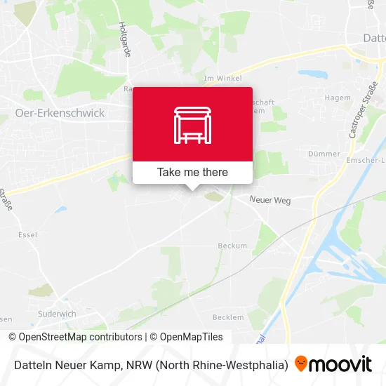 Datteln Neuer Kamp map