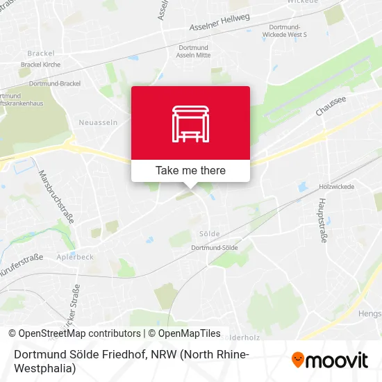 Dortmund Sölde Friedhof map