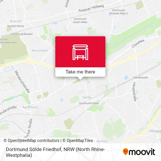 Dortmund Sölde Friedhof map