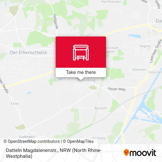 Карта Datteln Magdalenenstr.