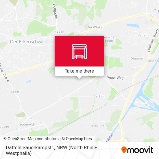 Datteln Sauerkampstr. map