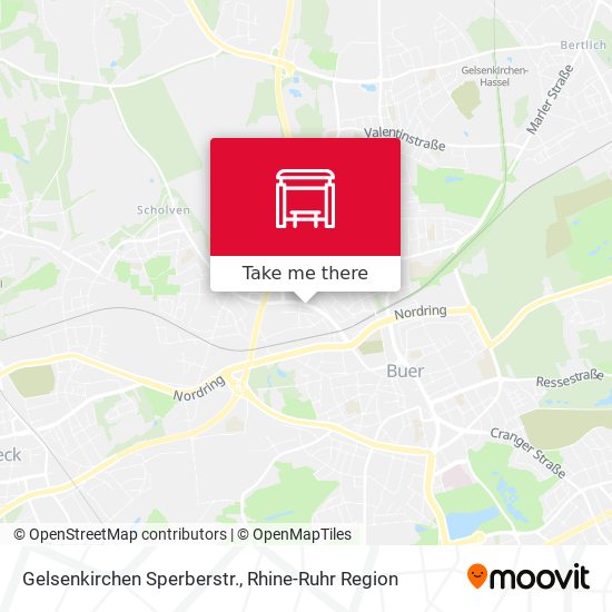 Gelsenkirchen Sperberstr. map