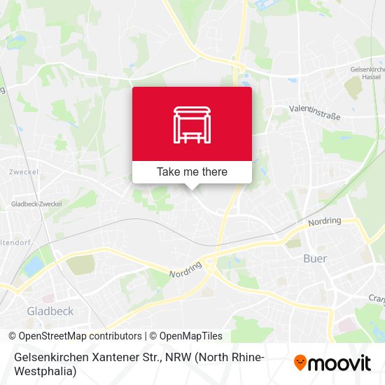 Карта Gelsenkirchen Xantener Str.