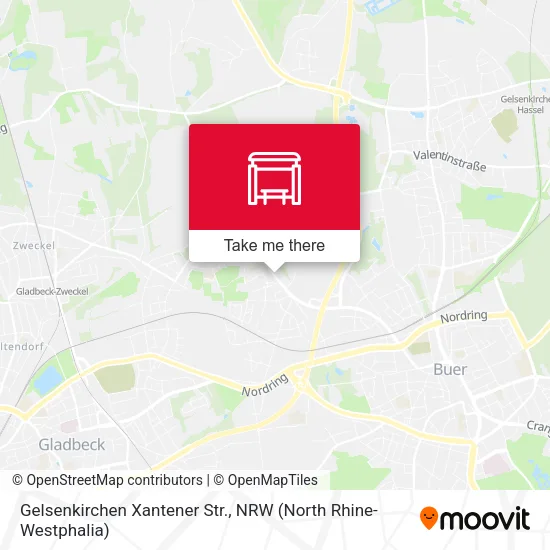 Карта Gelsenkirchen Xantener Str.