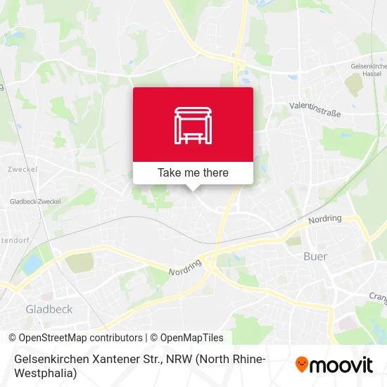 Карта Gelsenkirchen Xantener Str.
