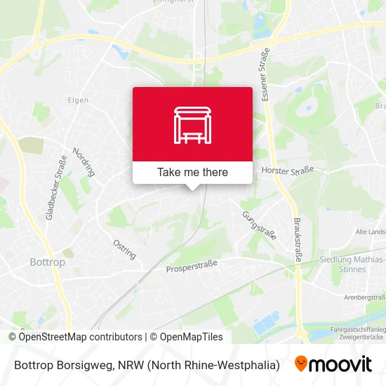Bottrop Borsigweg map