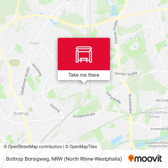 Bottrop Borsigweg map