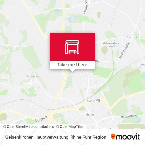 Gelsenkirchen Hauptverwaltung map