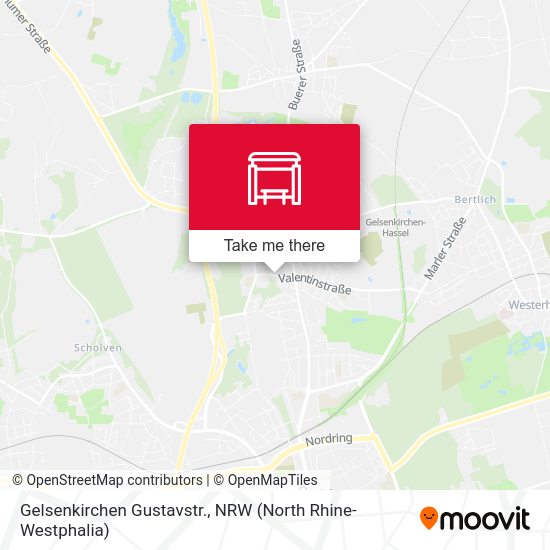 Gelsenkirchen Gustavstr. map