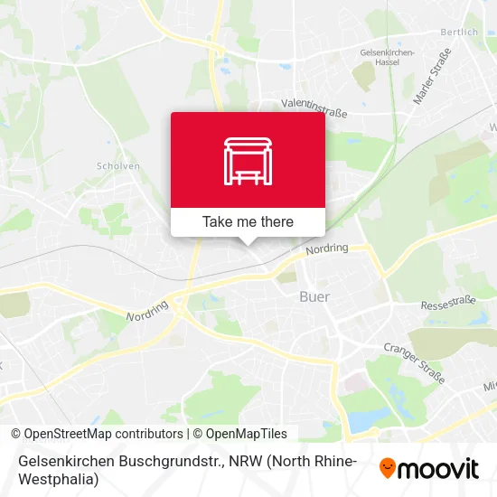 Карта Gelsenkirchen Buschgrundstr.