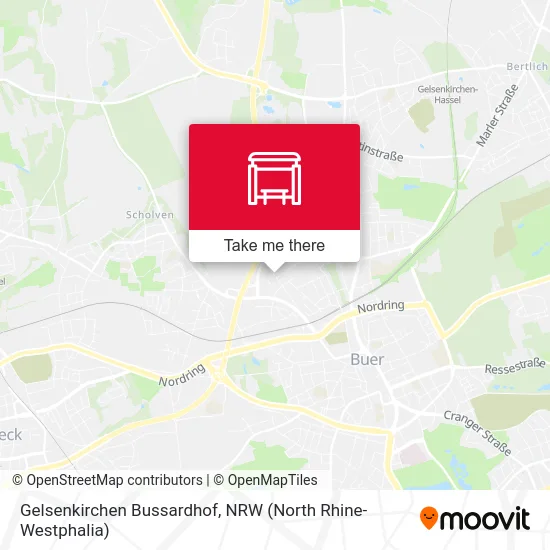 Gelsenkirchen Bussardhof map