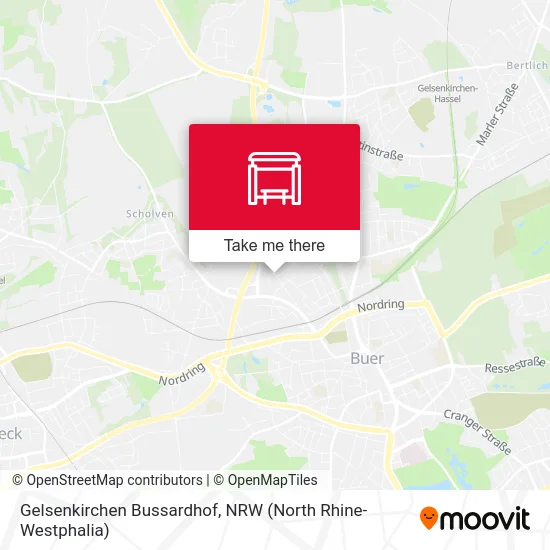 Gelsenkirchen Bussardhof map
