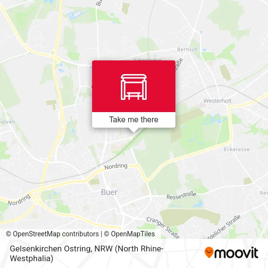 Карта Gelsenkirchen Ostring