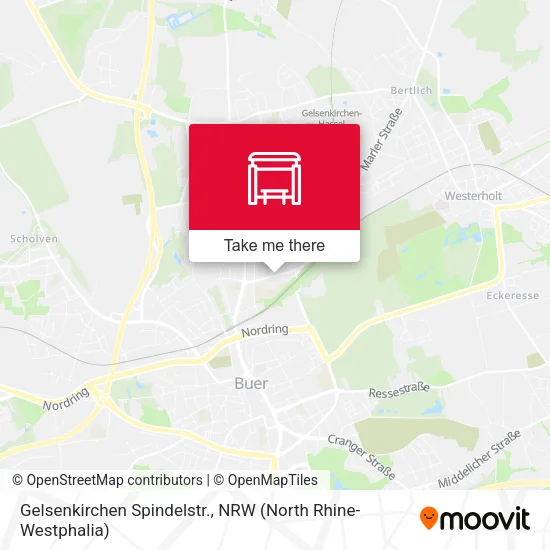 Карта Gelsenkirchen Spindelstr.