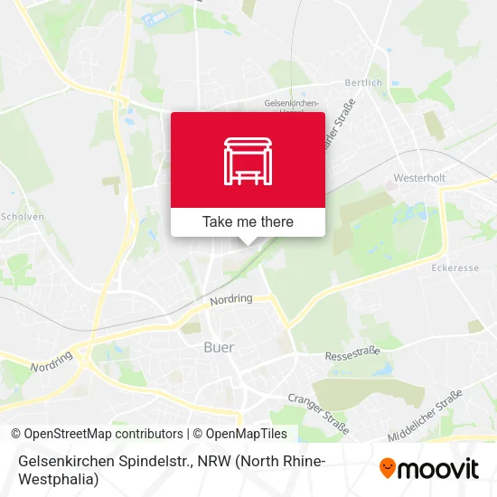 Карта Gelsenkirchen Spindelstr.