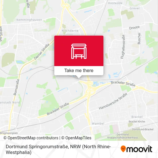 Dortmund Springorumstraße map