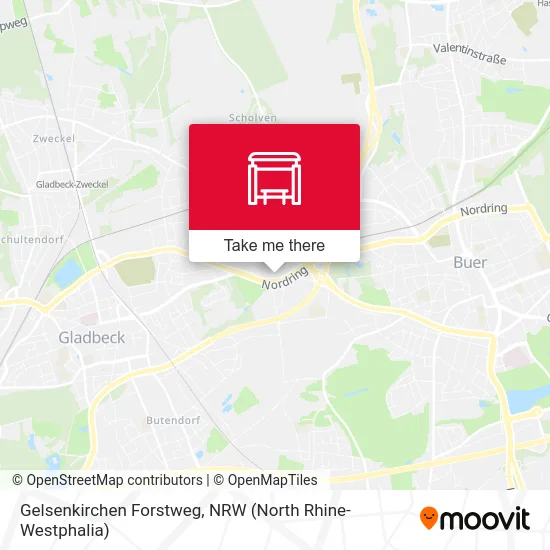 Gelsenkirchen Forstweg map