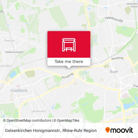 Gelsenkirchen Honigmannstr. map