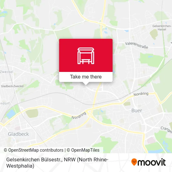 Карта Gelsenkirchen Bülsestr.