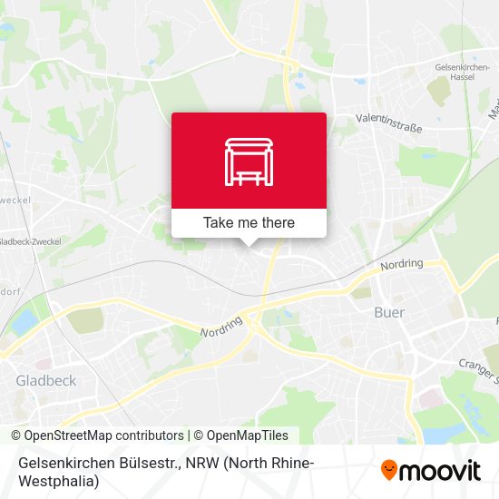 Карта Gelsenkirchen Bülsestr.