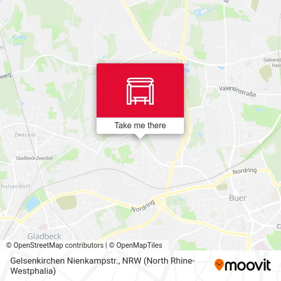 Карта Gelsenkirchen Nienkampstr.