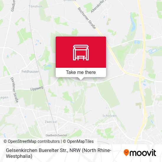 Карта Gelsenkirchen Buerelter Str.