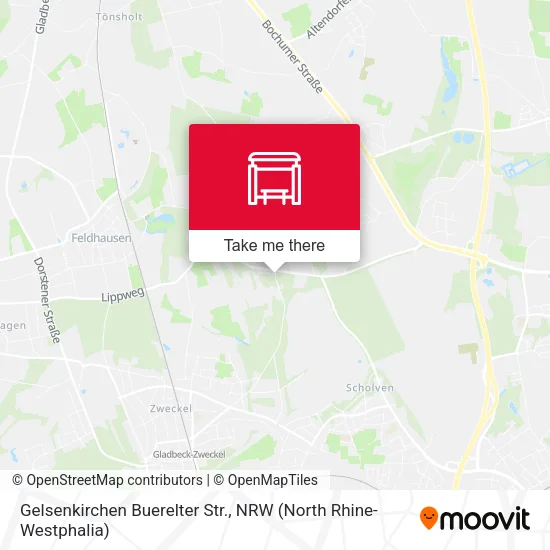 Карта Gelsenkirchen Buerelter Str.