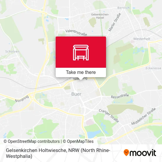 Gelsenkirchen Holtwiesche map