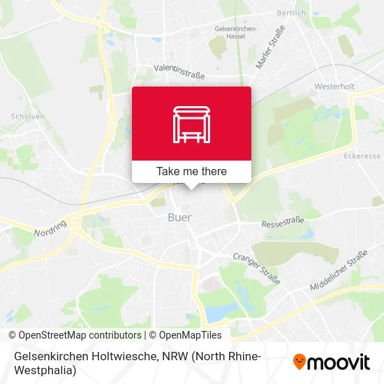 Gelsenkirchen Holtwiesche map
