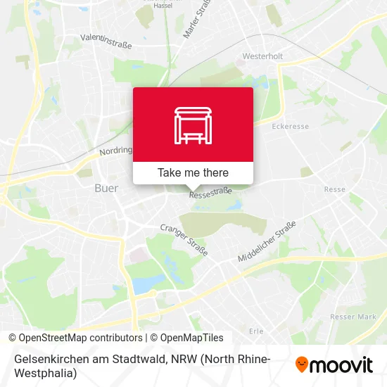 Gelsenkirchen am Stadtwald map