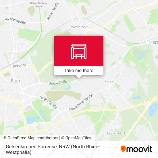 Gelsenkirchen Surresse map