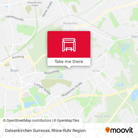 Gelsenkirchen Surresse map
