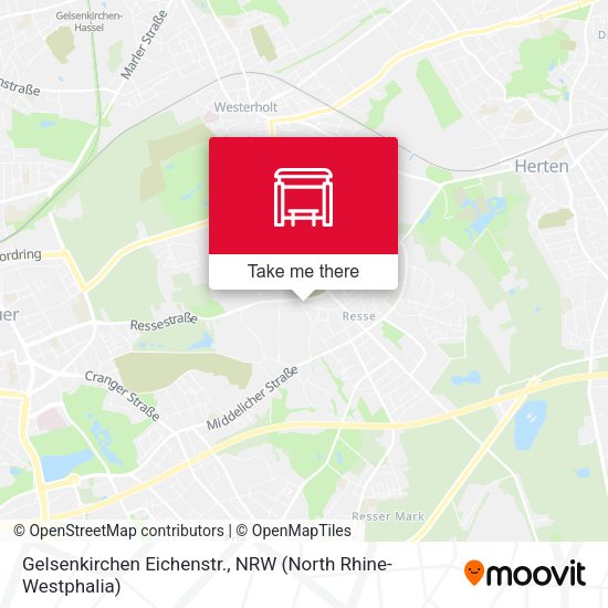 Карта Gelsenkirchen Eichenstr.