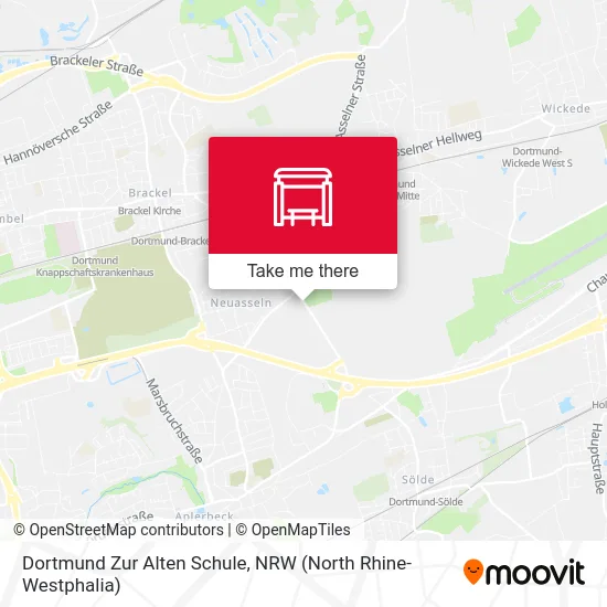 Dortmund Zur Alten Schule map