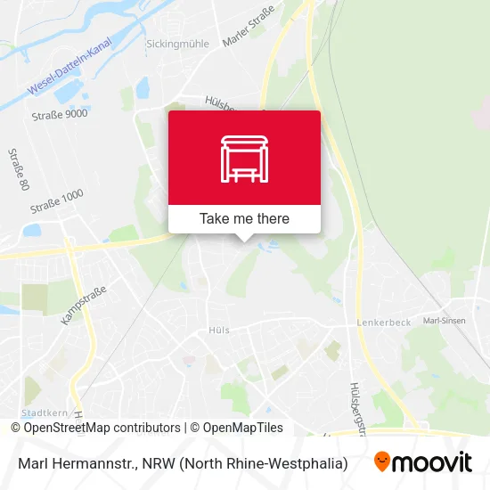 Карта Marl Hermannstr.