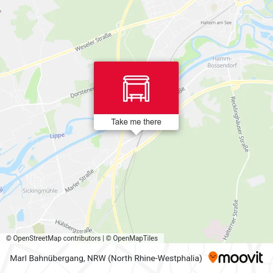 Карта Marl Bahnübergang