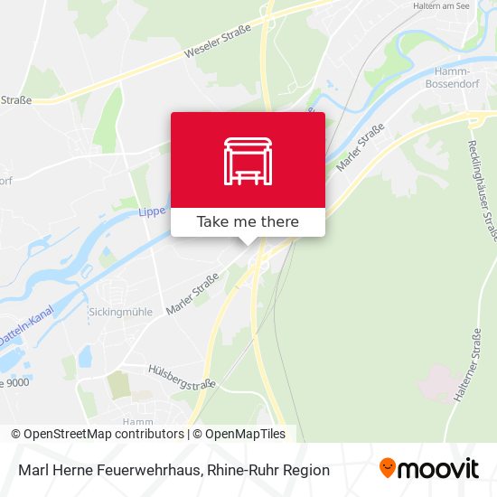 Marl Herne Feuerwehrhaus map