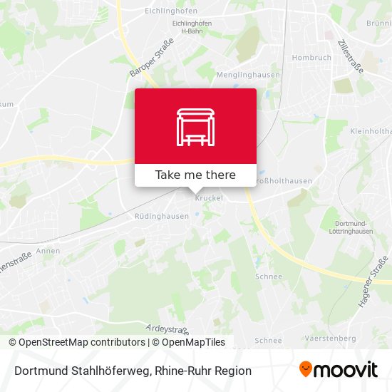 Dortmund Stahlhöferweg map