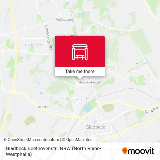 Карта Gladbeck Beethovenstr.