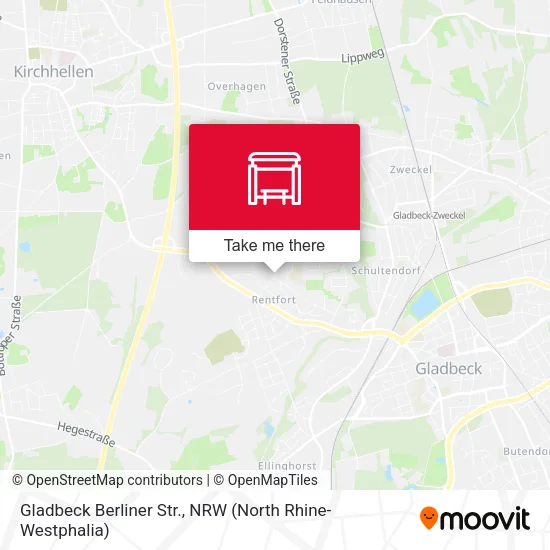Карта Gladbeck Berliner Str.