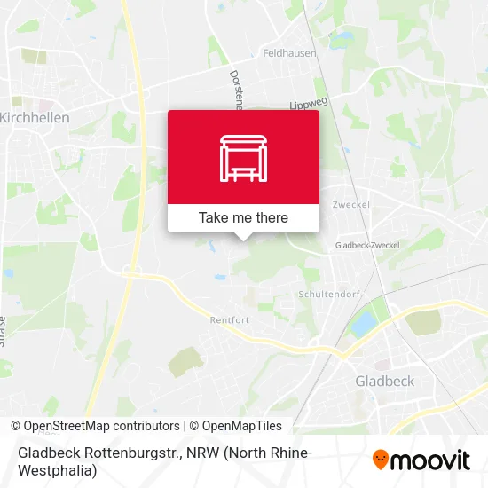Карта Gladbeck Rottenburgstr.