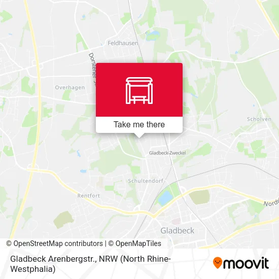 Карта Gladbeck Arenbergstr.