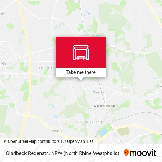 Карта Gladbeck Redenstr.
